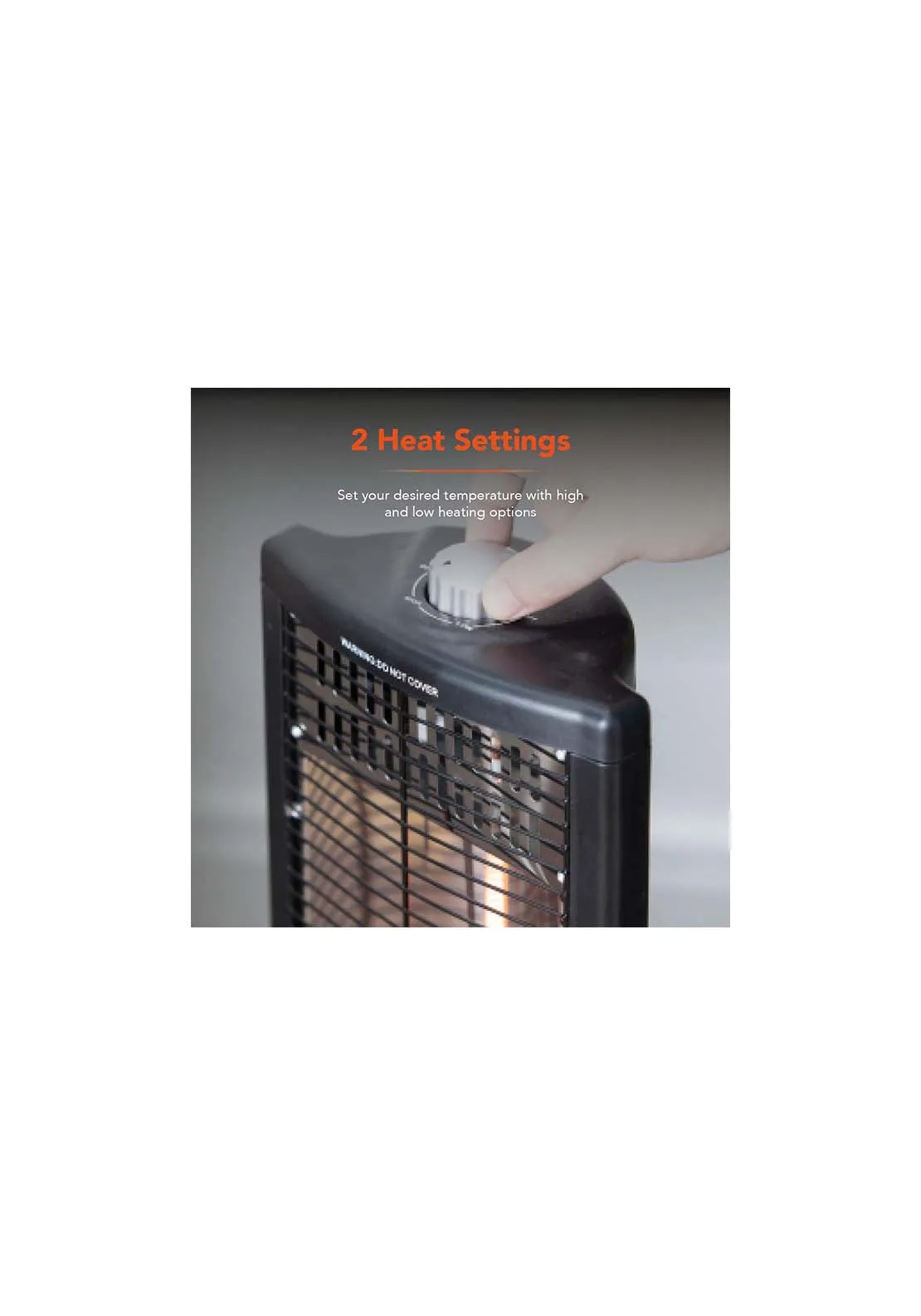 1000W Carbon Infrared Heater | Wl42013 - Black