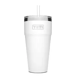 21071500643 TERMO RAMBLER 26oz STRAW CUP BLANCO MARCA YETI