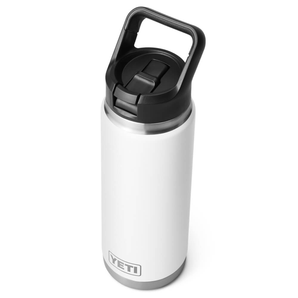 21071501823 TERMO RAMBLER 26oz STRAW BOTTLE BLANCO MARCA YETI