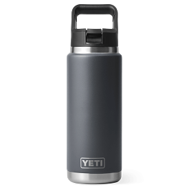 21071501826 TERMO RAMBLER 26oz STRAW BOTTLE CHARCOAL MARCA YETI