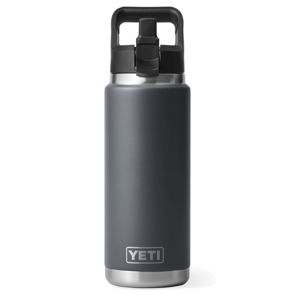 21071501826 TERMO RAMBLER 26oz STRAW BOTTLE CHARCOAL MARCA YETI