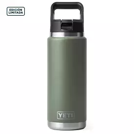 21071501911 TERMO RAMBLER 26oz STRAW BOTTLE CAMP GREEN MARCA YETI