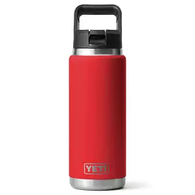 21071501940 TERMO RAMBLER 26 oz STRAW BOTTLE RESCUE RED MARCA YETI