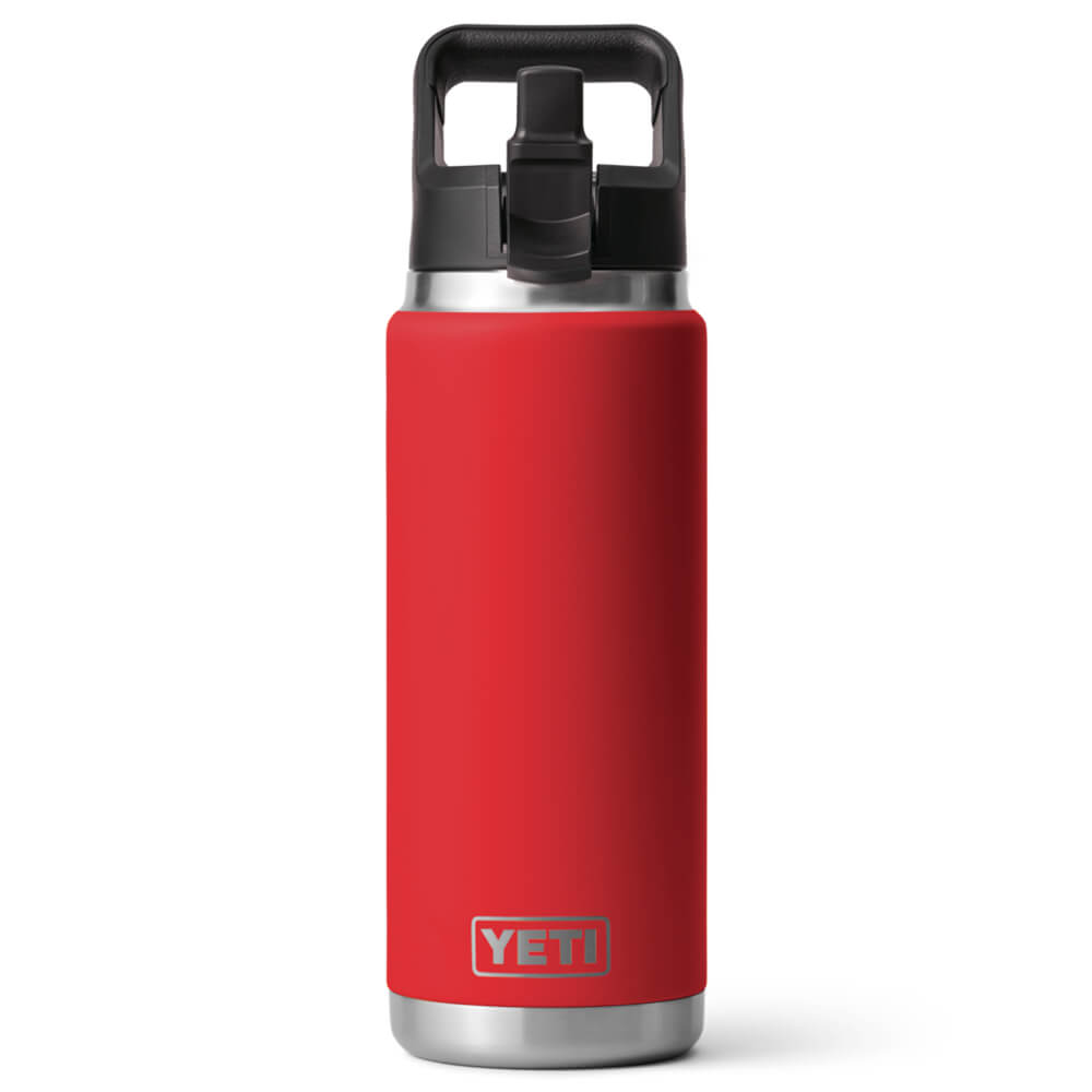 21071501940 TERMO RAMBLER 26 oz STRAW BOTTLE RESCUE RED MARCA YETI