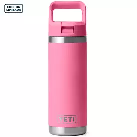 21071502026 TERMO RAMBLER 18oz BOTTLE STRAW CAP COLOR MATCHED HARBOR PINK MARCA YETI