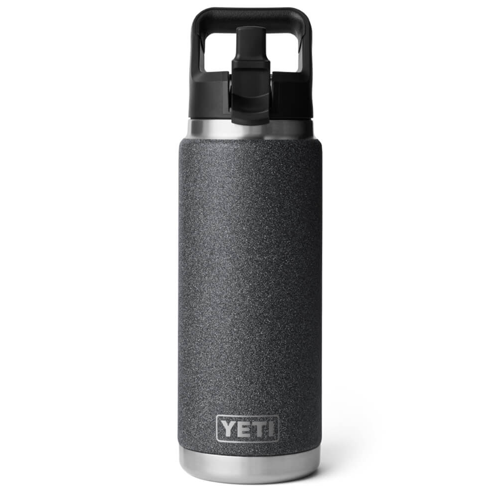 21071502131 TERMO RAMBLER 26oz STRAW BOTTLE BLACK STONE MARCA YETI