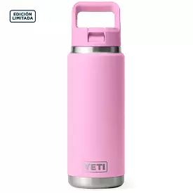 21071502471 TERMO RAMBLER 26oz STRAW BOTTLE COLOR MATCHED POWER PINK MARCA YETI