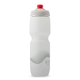 30 oz Breakaway Water Bottle Wave Ivory/Silver by Polar Bottle Made in USA