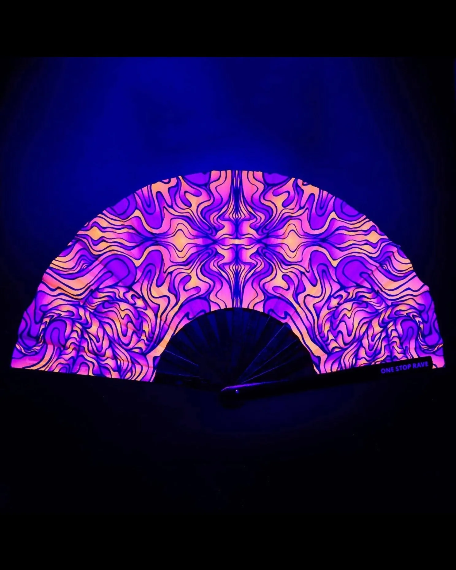 Amethyst Fire Hand Fan