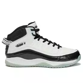 AND1 MEN'S PULSE 2.0 WHITE/BLACK BASKETBALL SHOE