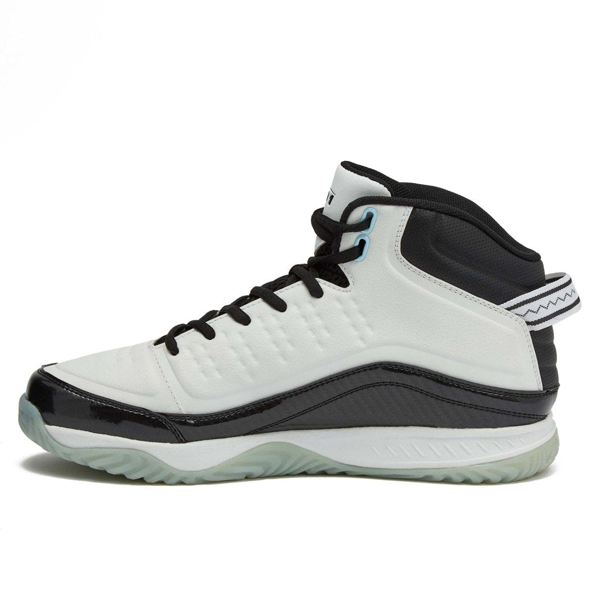 AND1 MEN'S PULSE 2.0 WHITE/BLACK BASKETBALL SHOE