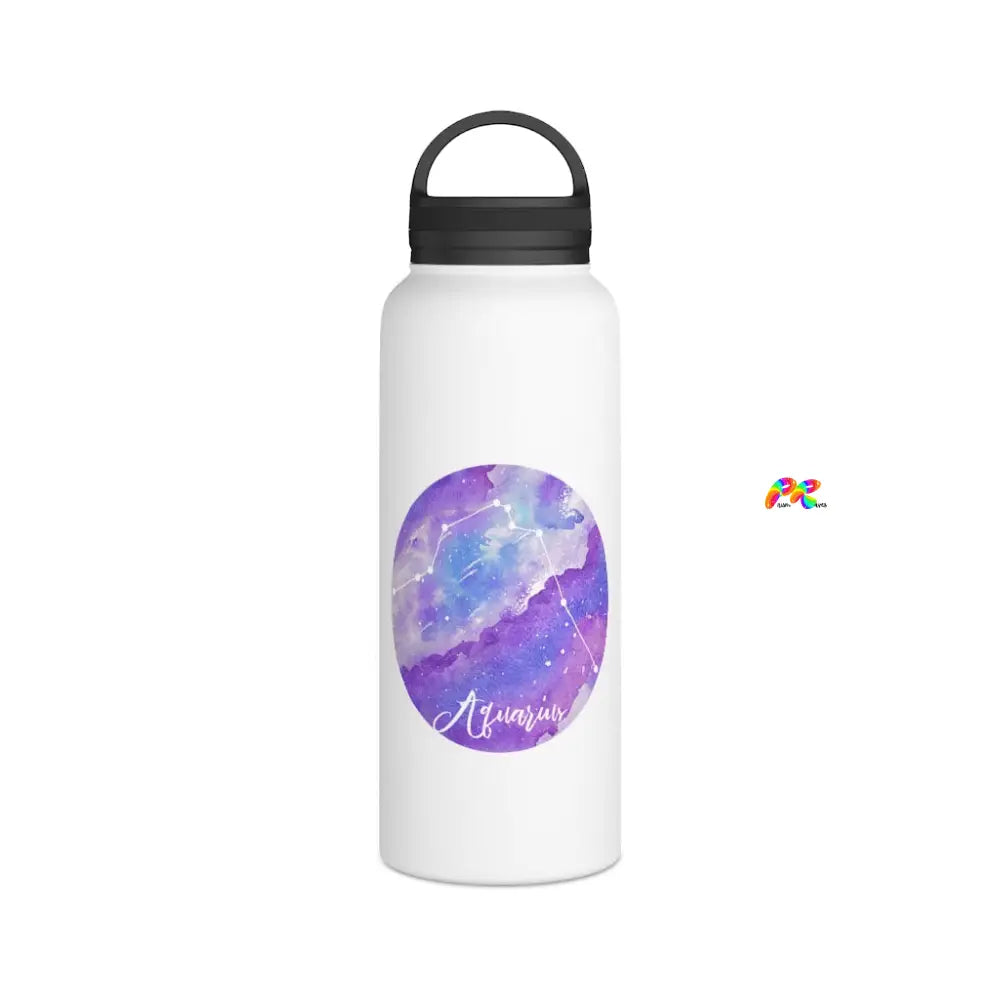 Aquarius Stainless Steel Water Bottle, Handle Lid