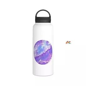 Aquarius Stainless Steel Water Bottle, Handle Lid