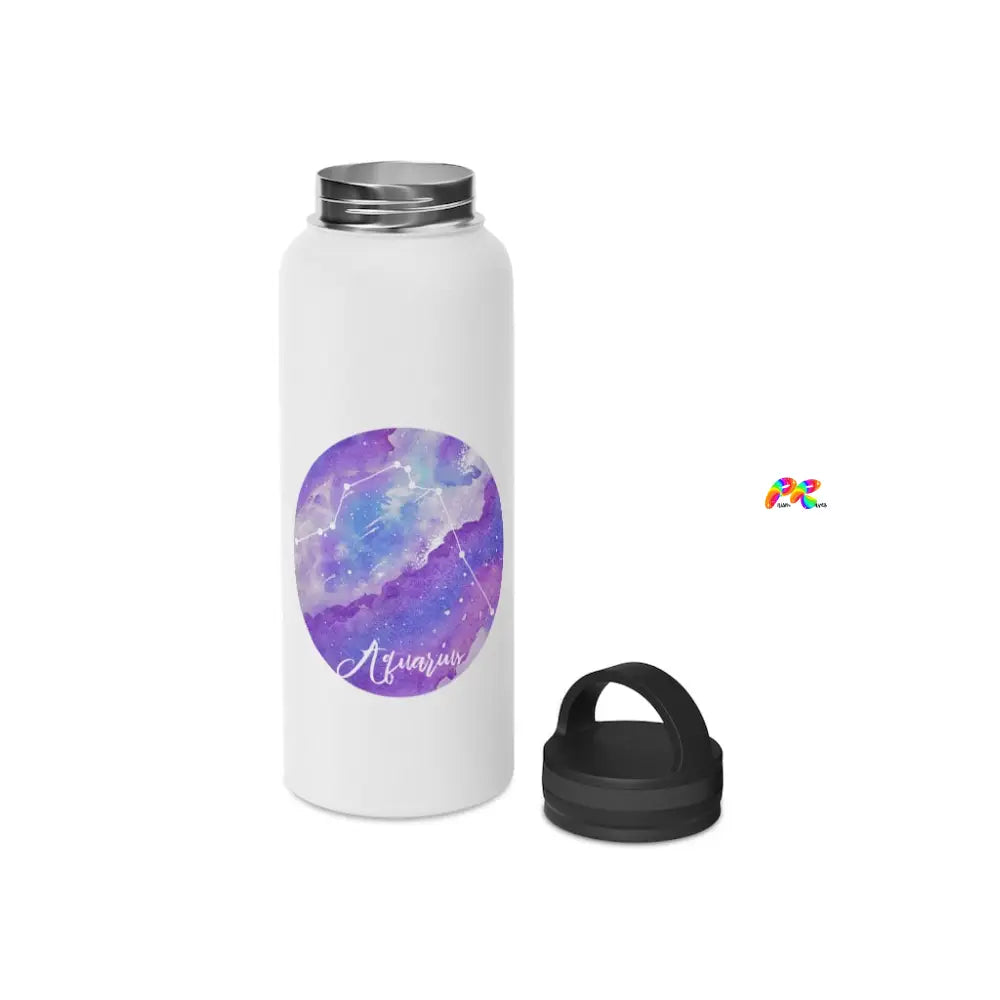 Aquarius Stainless Steel Water Bottle, Handle Lid