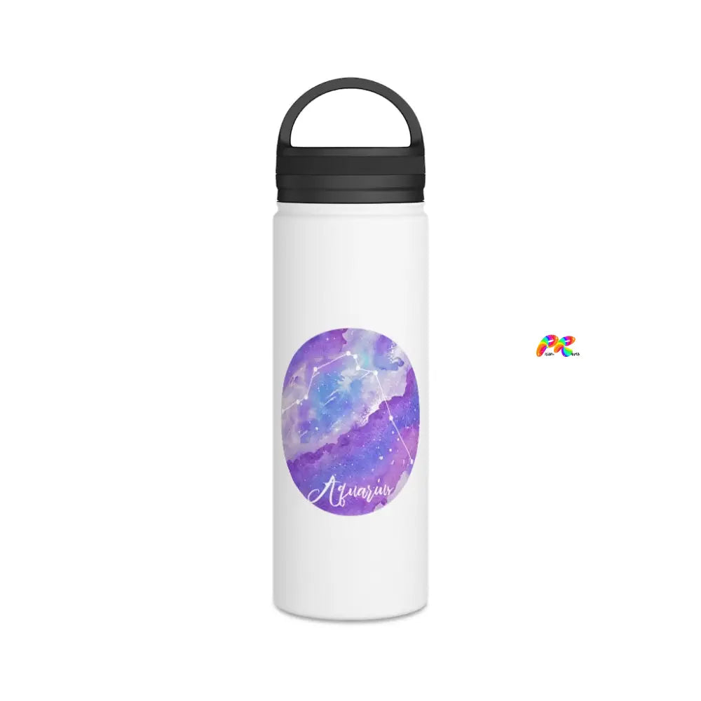 Aquarius Stainless Steel Water Bottle, Handle Lid