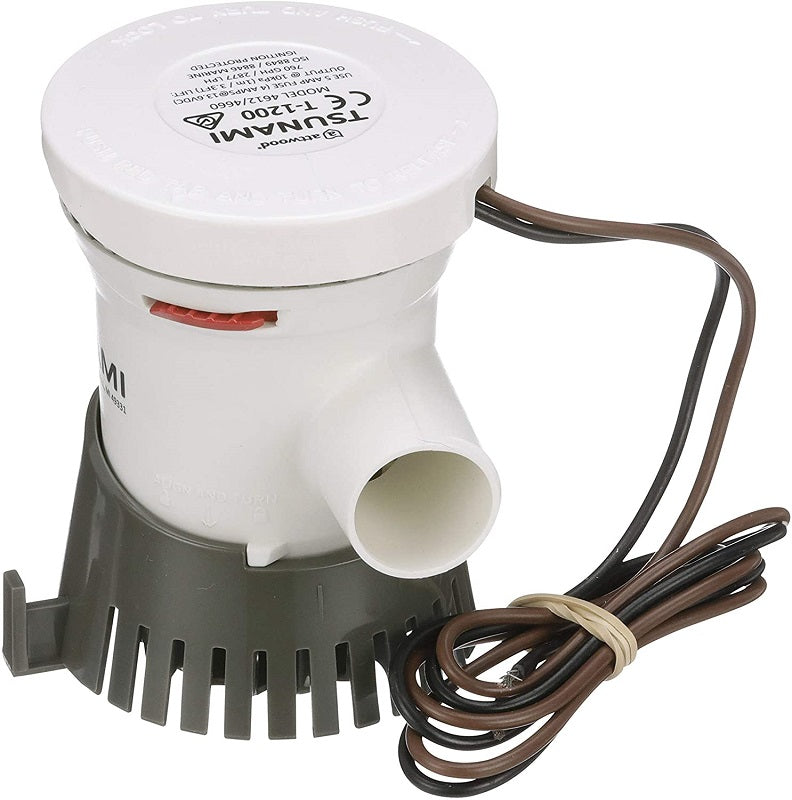 Attwood 1200 GPH Cartridge Bilge Pump 4612-7