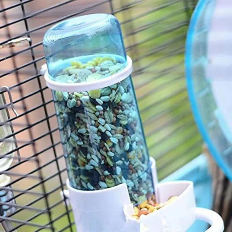 Automatic Bird Feeder Bird Water Drinker Waterer with Clip Pet Bird Supplies Hamster Parrot Dispenser Bottle Drinking Cup Bowls