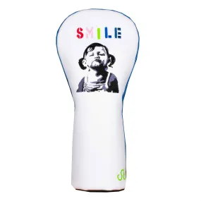 Banksy Smile Driver Headcover White