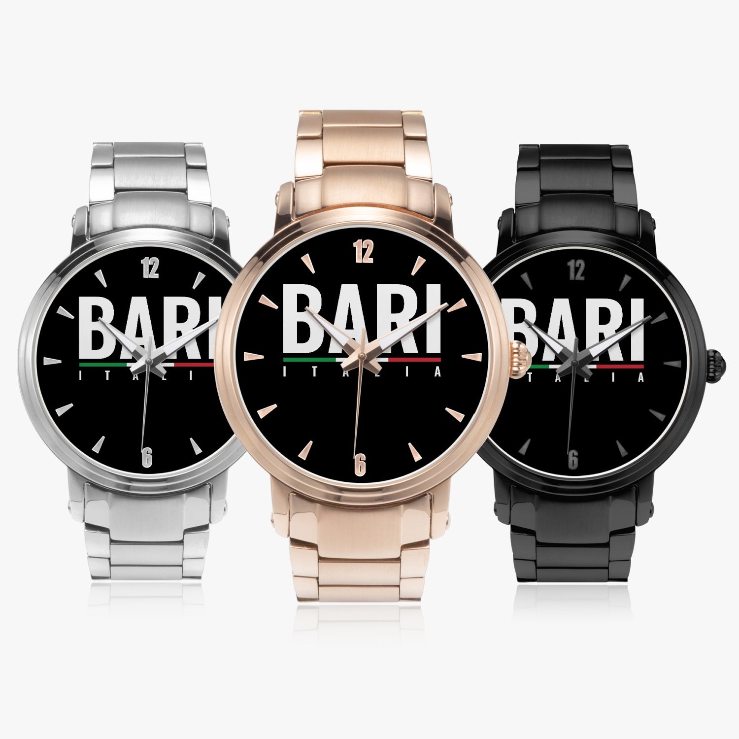 Bari Italia Automatic Movement Watch - Premium Stainless Steel