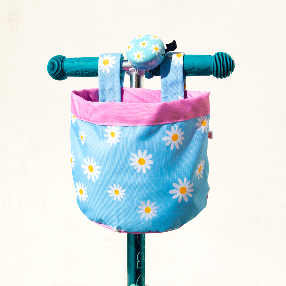 Beep Daisy Canvas Bike & Scooter Basket