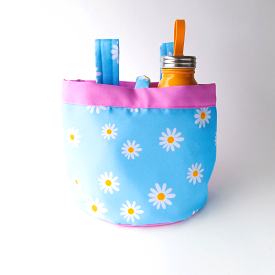 Beep Daisy Canvas Bike & Scooter Basket