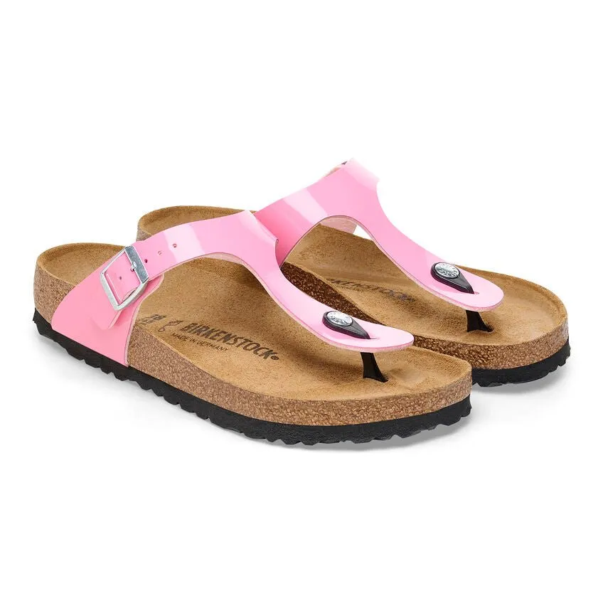 Birkenstock Women's Gizeh - Patent Candy Pink/Black