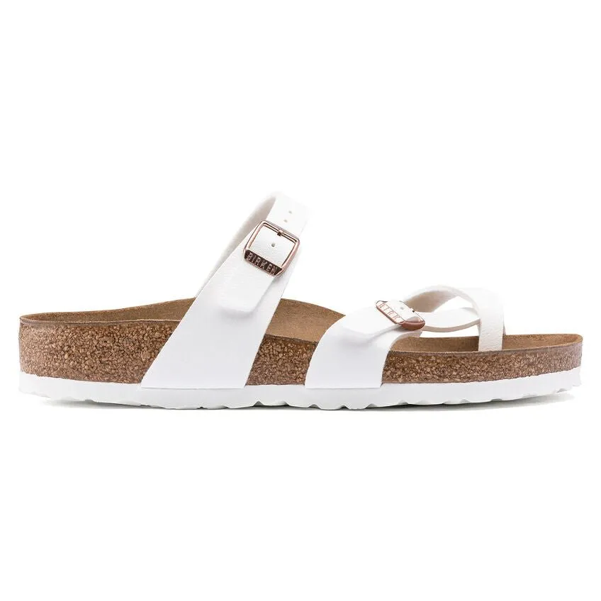 Birkenstock Women's Mayari - White Birko-Flor/Copper