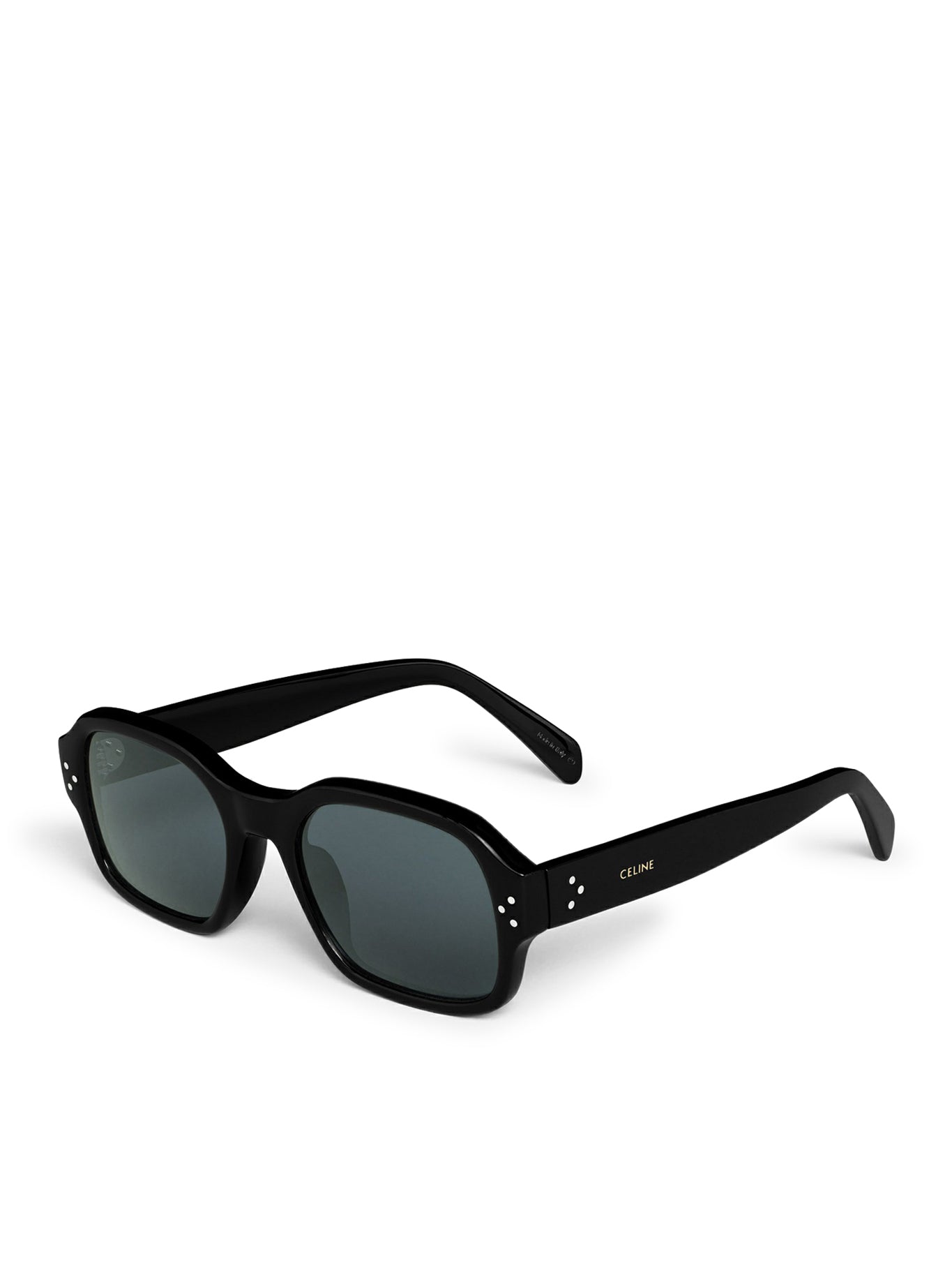 BLACK FRAME 49 SUNGLASSES IN BLACK ACETATE