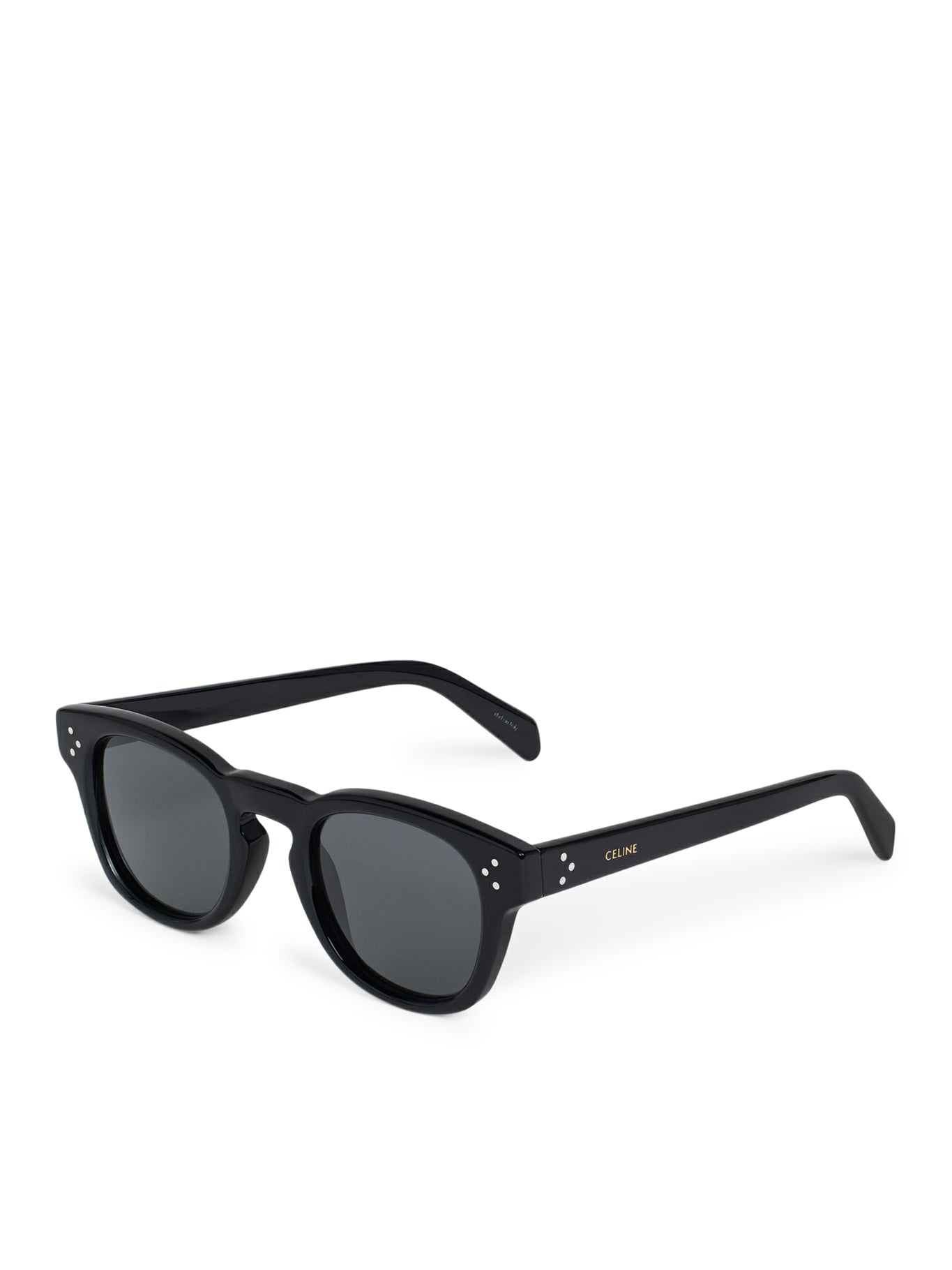 BLACK FRAME 52 SUNGLASSES IN BLACK ACETATE