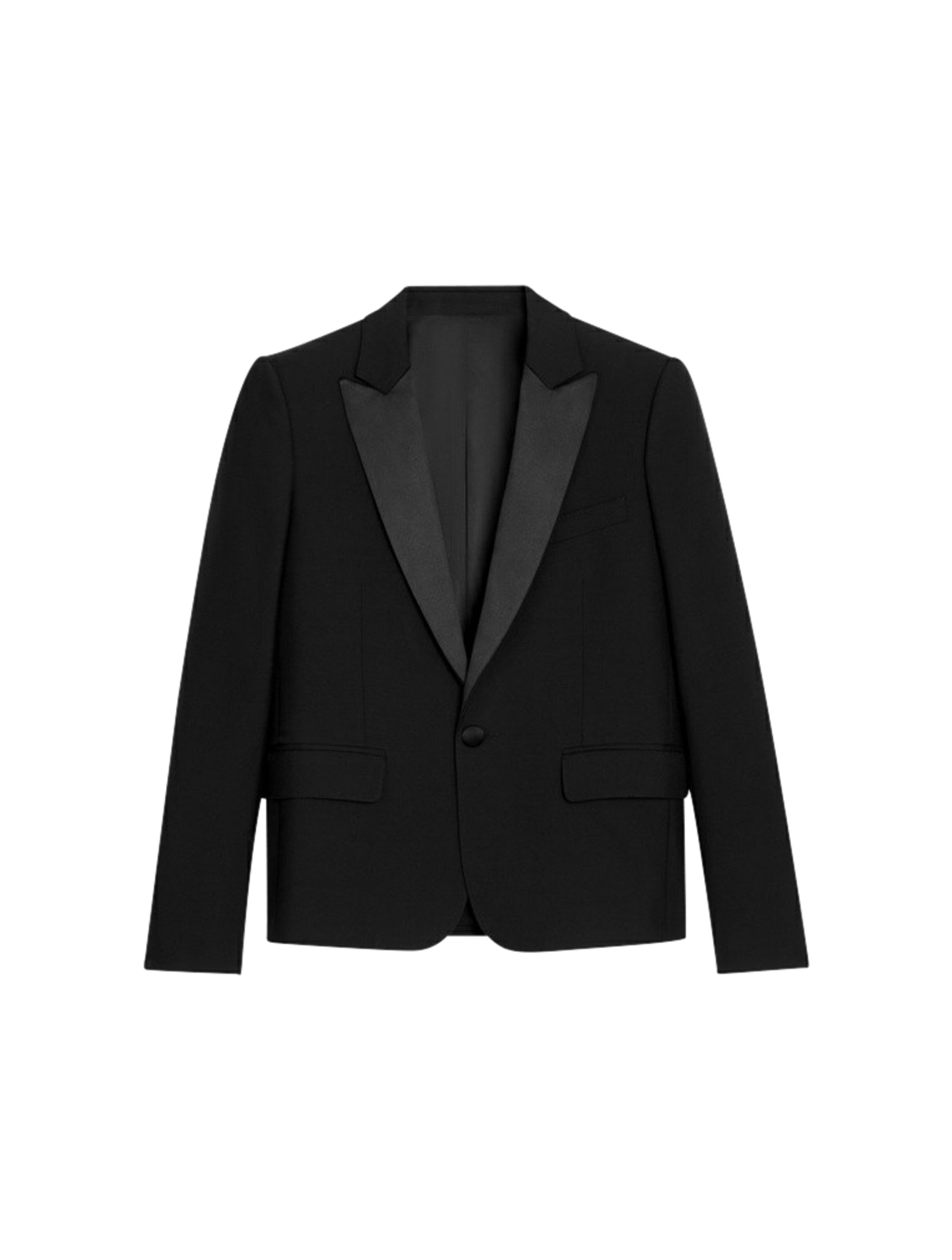 blazer with shiny lapel