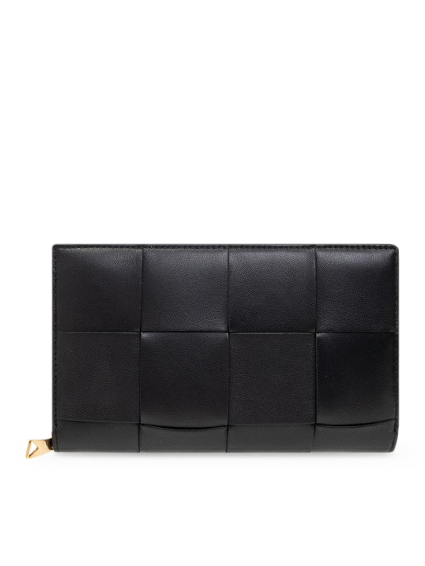 BOTTEGA VENETA BLACK LEATHER WALLET