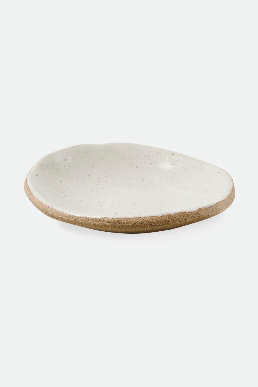 Brixton x O-M Hand Crafted Ceramic Catch All Dish - Beige