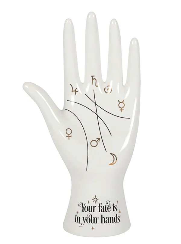 Ceramic Palmistry Hand Ornament