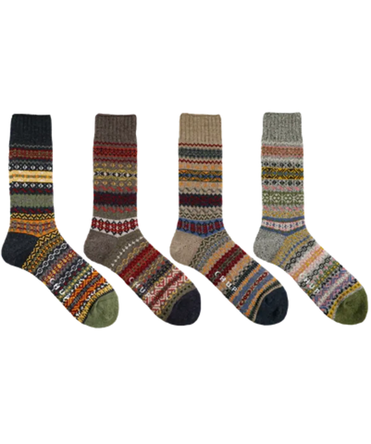 Chup Bungalow Wool Socks - Smoke