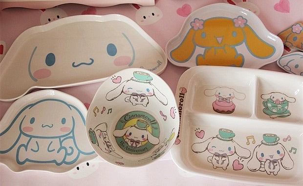 cinnamoroll 15th anniversary bowl /plate / divided plate