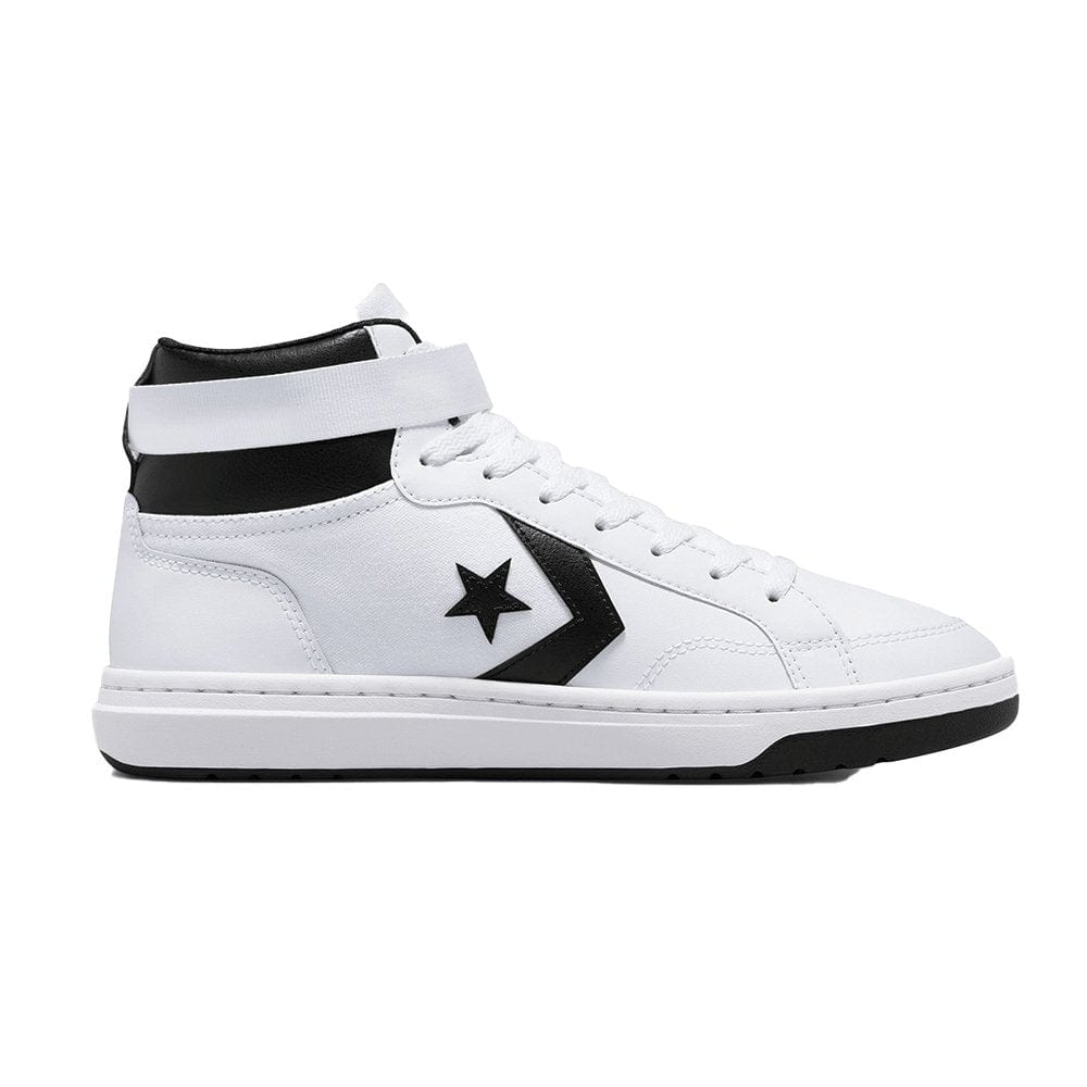 CONVERSE UNISEX PRO BLAZE CUP REMOVABLE STRAP MID WHITE SHOES