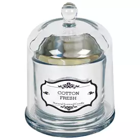 Cotton Fresh Natural Scented Bell Jar Candle