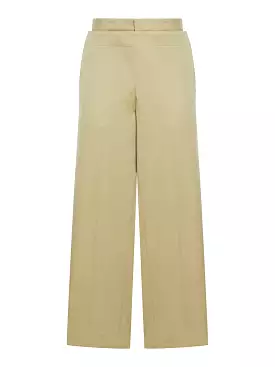 COTTON TWILL SAILOR TROUSERS