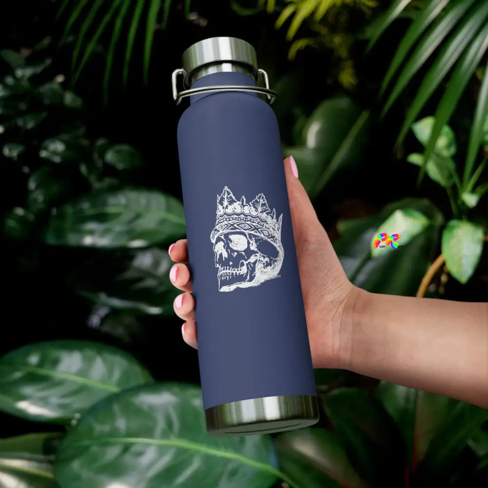 Crowned Skull Vacuum Insulated Water Bottle