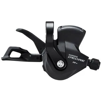 Deore SL-M4100-R Right Shift Lever - 10-Speed, RapidFire Plus, Optical Gear Display, Black