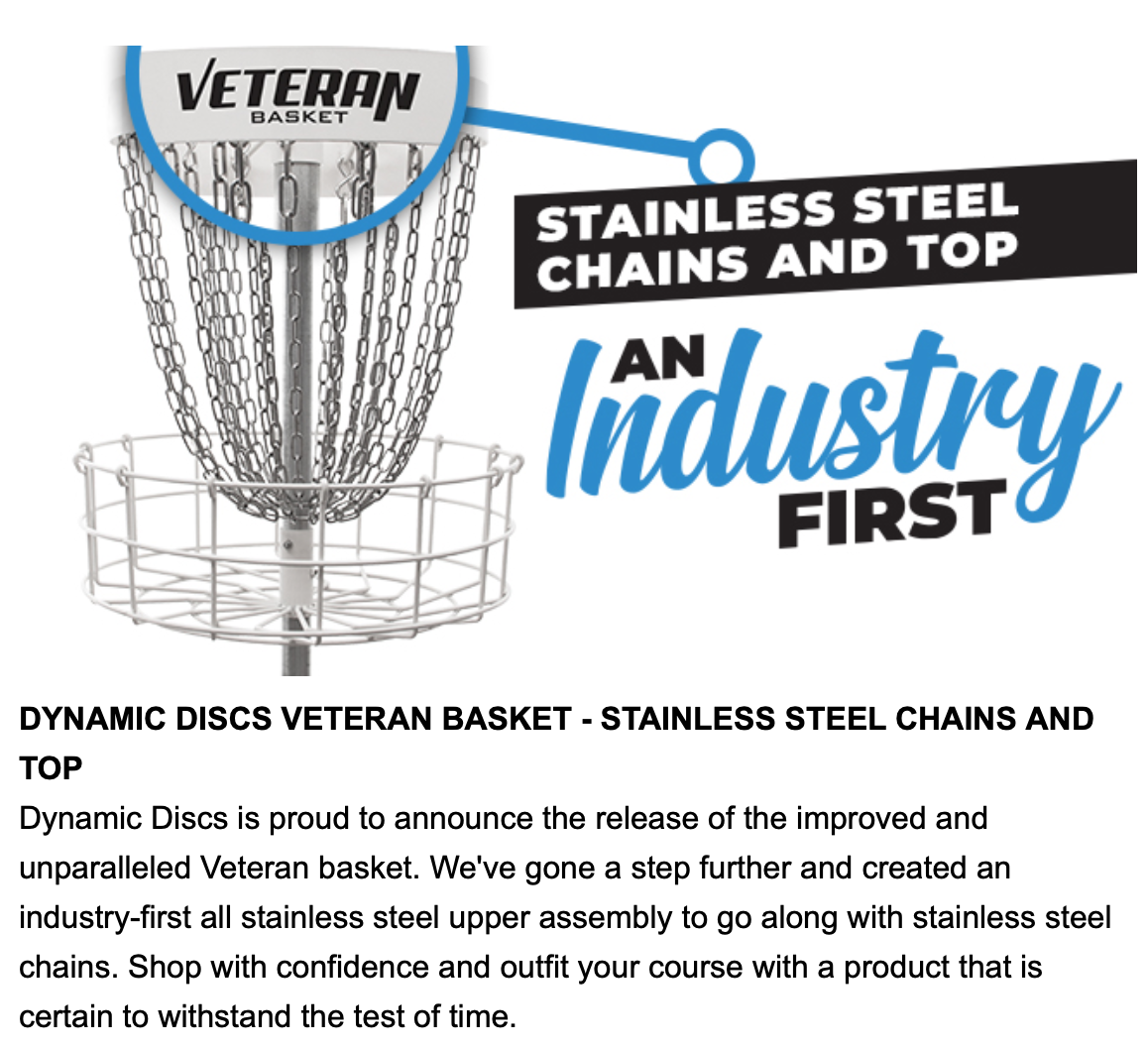 Dynamic Discs Veteran Basket