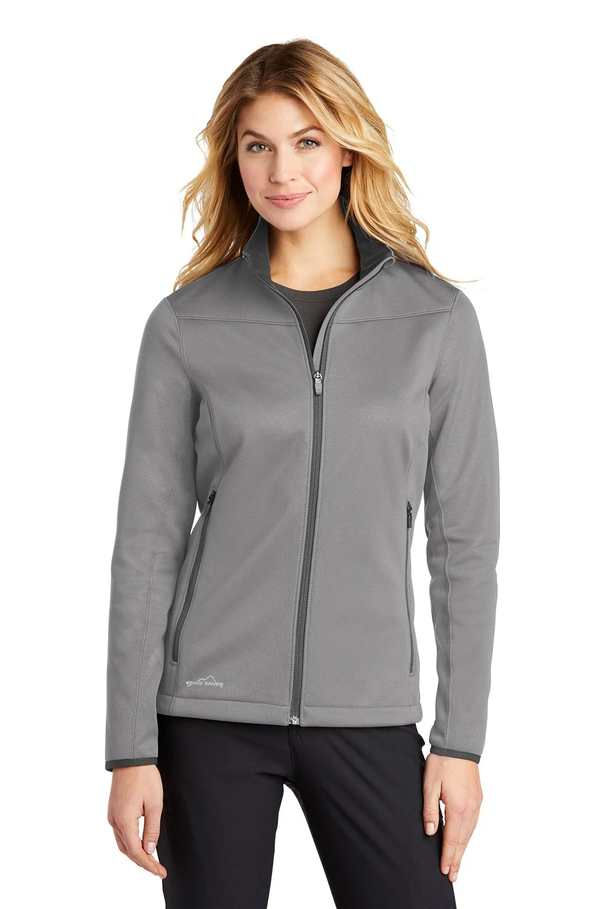 Eddie Bauer Ladies Weather-Resist Custom Soft Shell Jackets, Chrome