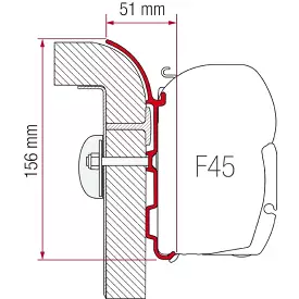 Fiamma Bürstner Motorhome Awning Adapter