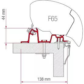 Fiamma Caravan Hobby 2009 Awning Adapter Kit