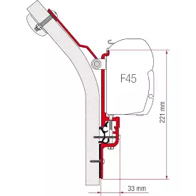 Fiamma Eriba Touring Awning Adapter Kit