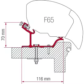 Fiamma Hobby Easy Awning Adapter Kit