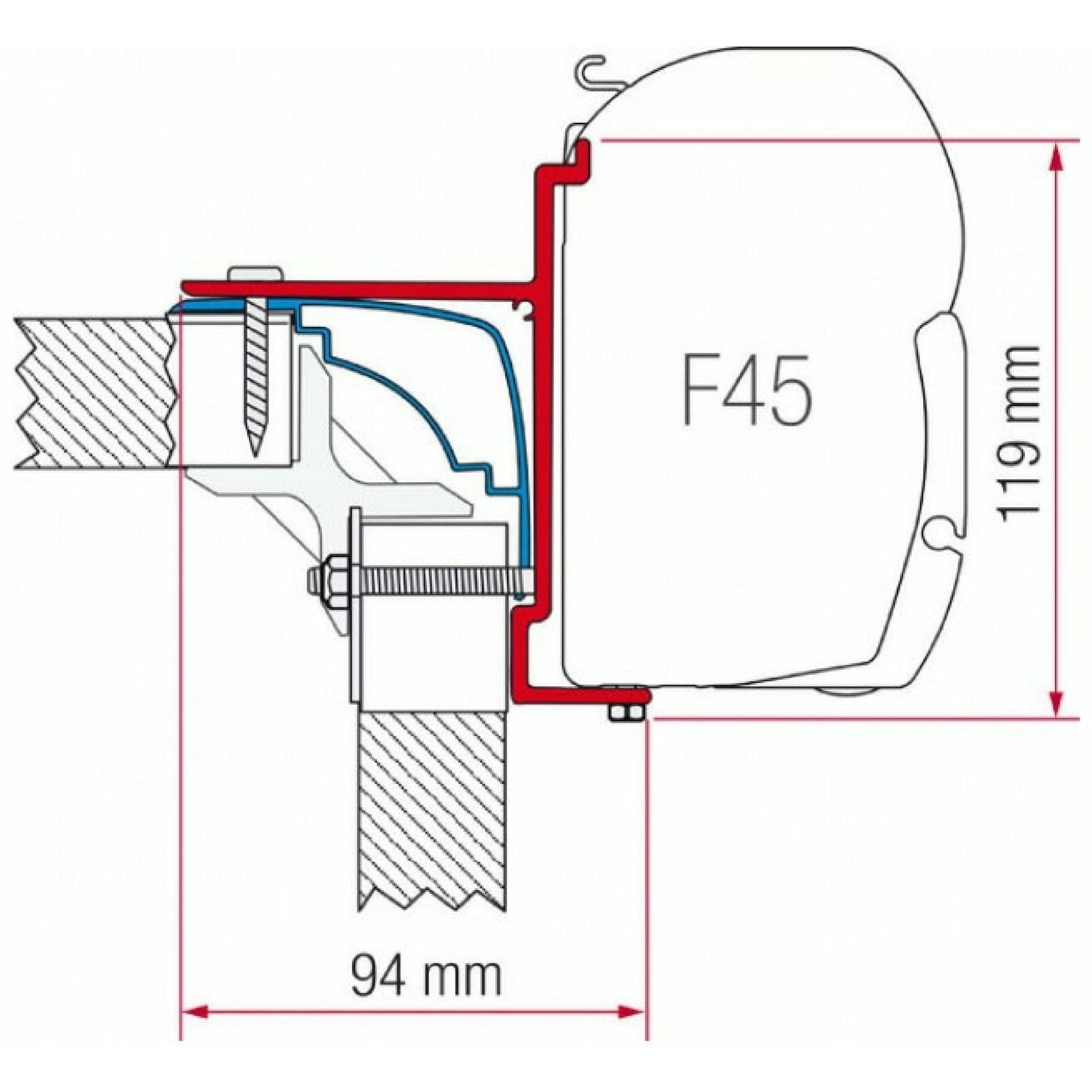 Fiamma Laika Ecovip Motorhome Awning Adapter