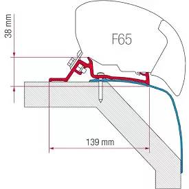 Fiamma Laika Rexosline Awning Adapter Kit