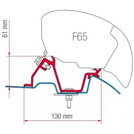 Fiamma Mercedes Sprinter F65 Eagle 400 Awning Adapter