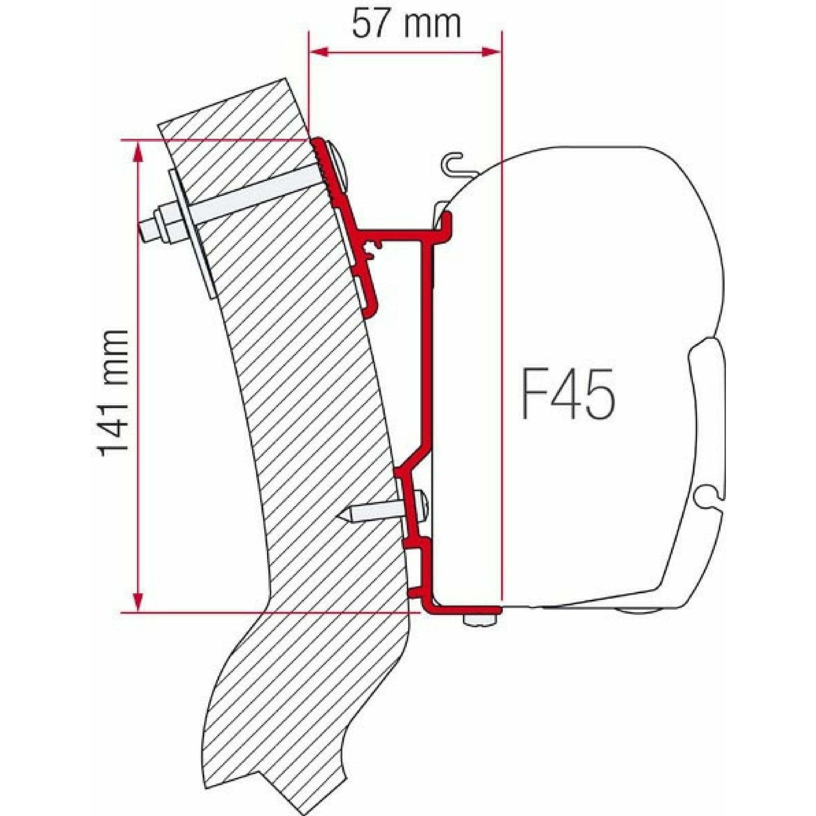 Fiamma Wingamm Oasi Motorhome Awning Adapter